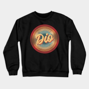 Dio Vintage Circle Crewneck Sweatshirt